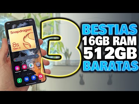 3 TELÉFONOS ALTA GAMA con 16GB RAM (REALES) Y 512GB ¡BESTIAS MUY BARATAS PARA 2025! 🏅