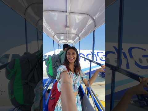 Rushi aani mazi first flight ✈️😍 #aarohivlogs #minivlog #funwithaaru