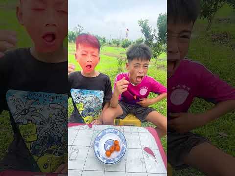 Bố cho cả nhà ăn đồ ăn siêu cay và cái kết #shorts
