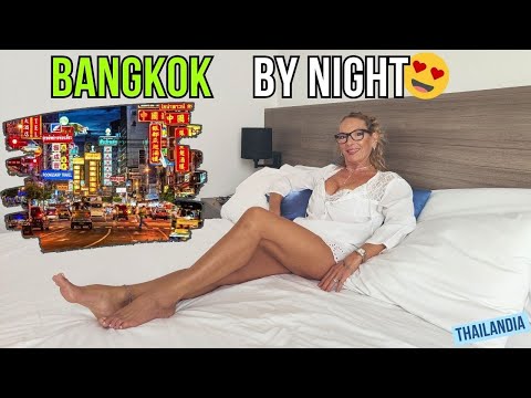 Ep. 563, Notte a Bangkok: 🌌mercati infiniti, strade illuminate e tanto divertimento! 🛺