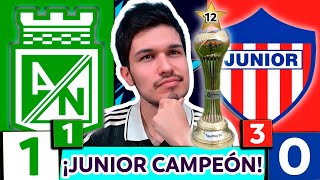 NACIONAL 1 JUNIOR 0 (GLOBAL 1-3)💥FINAL VUELTA LIGA DIMAYOR 2026-1💥JUNIOR LLEGÓ a su ⭐12