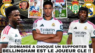 🚨BELLINGHAM L'HOMME CLÉ 🔥/MOURINHO TIRE LE MEILLEUR DE VINI 👍🏻/ UN SUPPORTER CHOQUÉ PAR DIOMANDÉ 🤣
