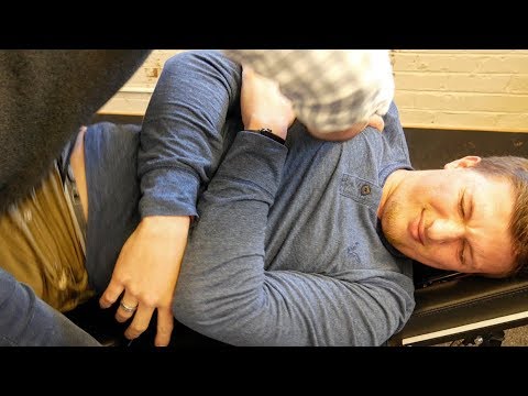 *EXTRA CRUNCHY* Back Cracking *FIRST TIME TO THE CHIROPRACTOR*