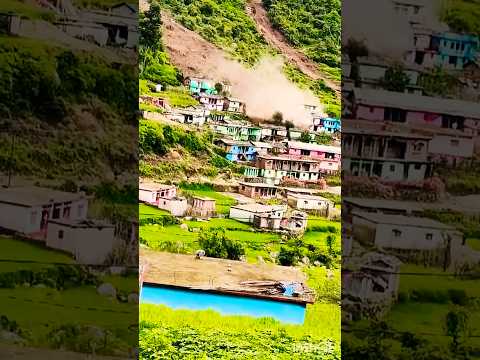 Live Landslide in the Hill 27-07-24 #ytshort #video