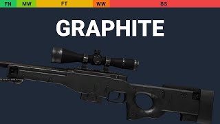 AWP Graphite Wear Preview