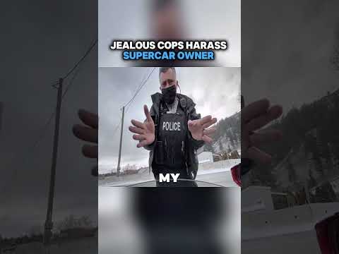 Jealous cops harass supercar owner (🎥: Daily Driven Exotics) #shorts