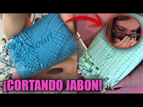 ¡CORTANDO JABÓN!  TIENES QUE VER ESTE VIDEO | LYNA Y YO CORTAMOS JABONES