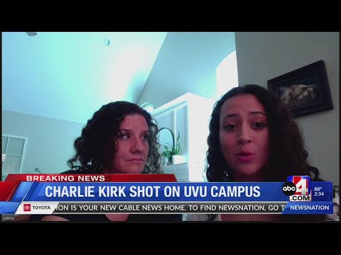 Student reacts after Charlie Kirk shot, killed in UVU campus
