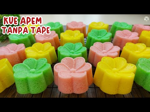 KUE APEM TEPUNG BERAS TANPA TAPE ENAK DAN LEMBUT