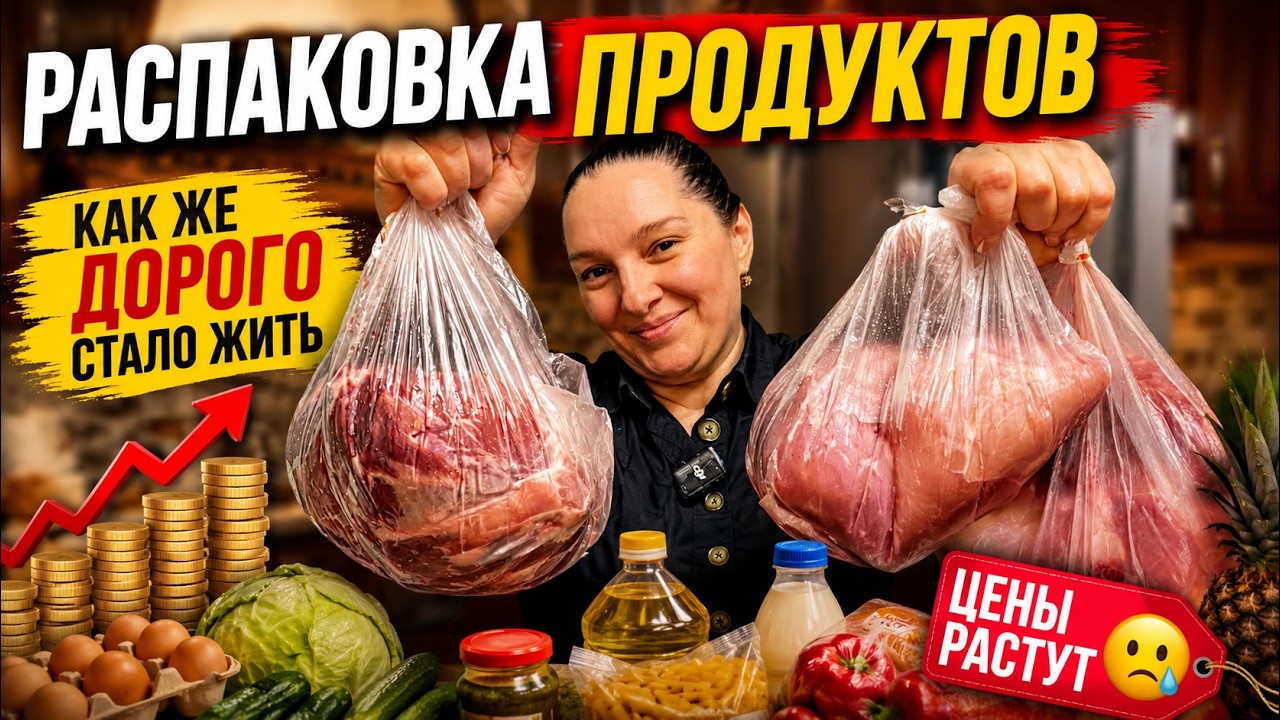 Распаковка ПРОДУКТОВ. Как же ДОРОГО стало жить.
