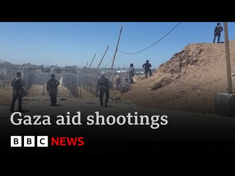YouTube video thumbnail: Guard at US-Backed Gaza aid Centres Says Colleagues Fired on Hungry Palestinian Civilians