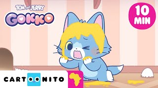 Crazy Food Fight | NEW Tom and Jerry Gokko | Cartoonito Africa​