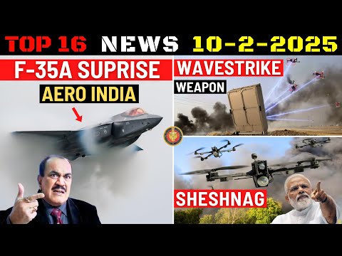 Indian Defence Updates : F-35 Surprise India,Sheshnaag Swarm System,Tata New UGV,Wavestrike Weapon