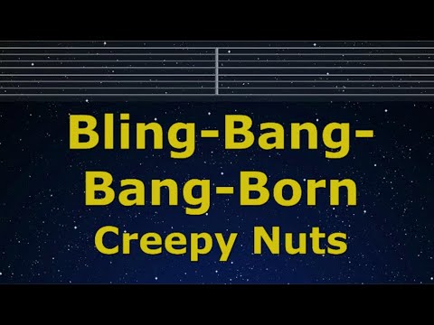 Karaoke♬ Bling-Bang-Bang-Born – Creepy Nuts 【No Guide Melody】 Instrumental, Lyric Romanized