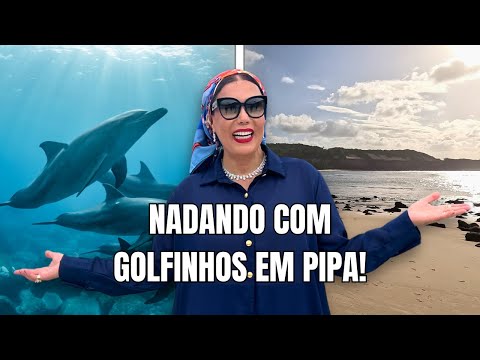 🐬 NUNCA IMAGINEI NADAR COM GOLFINHOS ASSIM!  ELES NADARAM AO MEU LADO! 😱