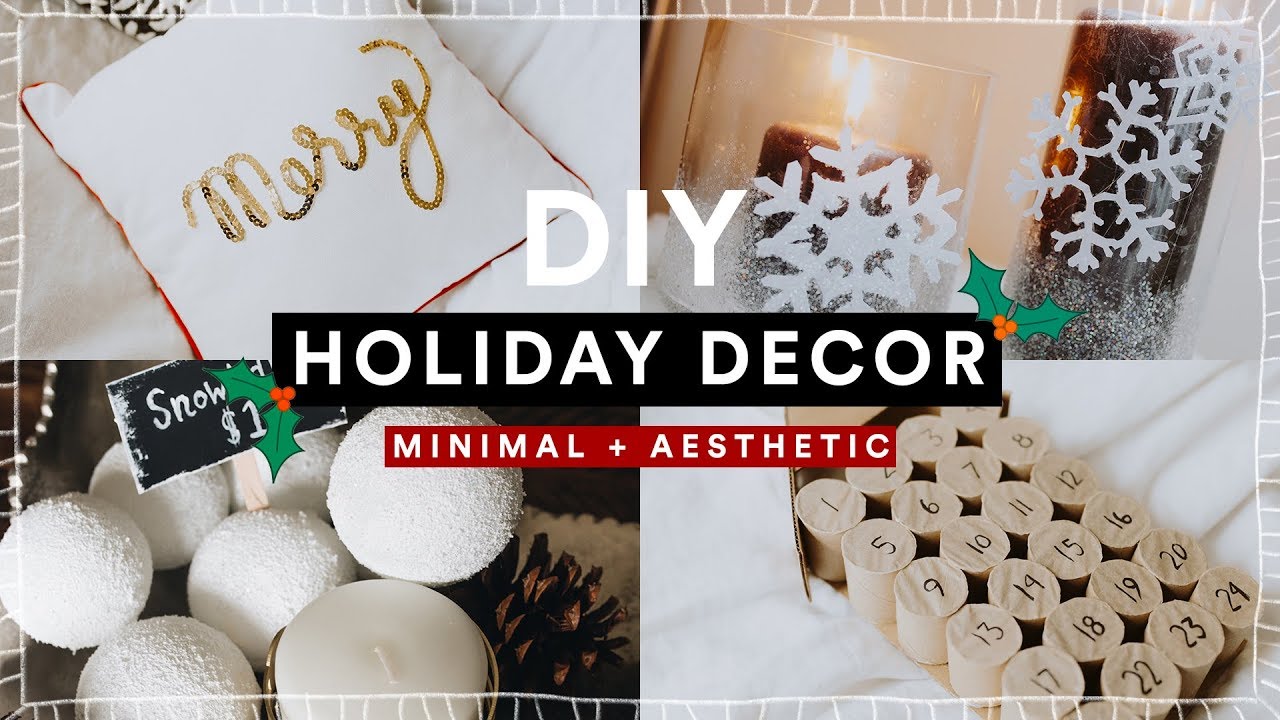 Diy christmas room decor + giveaway! Cheap + aesthetic holiday decorations Lone Fox