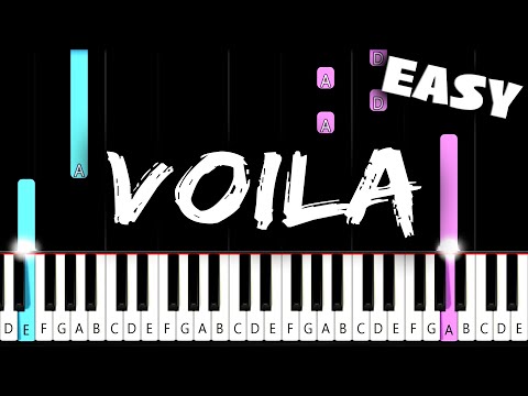 Barbara Pravi - Voilà - EASY Piano Tutorial