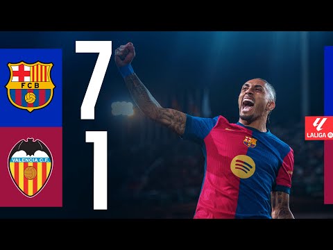 FC BARCELONA 7 vs 1 VALENCIA | LALIGA 2024/25 MD21 thumbnail