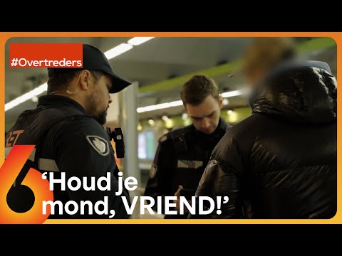 Een nogal BRUTALE meneer op het PERRON | Overtreders