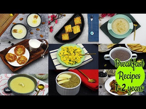 9 Breakfast Recipes For 1-2 Year Baby/Toddler | Quick & Easy Breakfast Recipes For Kids | Baby Food