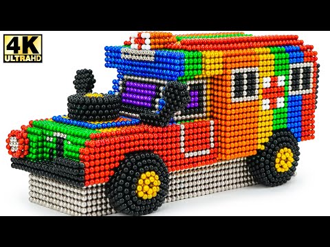 DIY 1966 Land Rover Serie 2A 109 No Defender Ejército Militar Ambulancia Camper Bolas magnéticas
