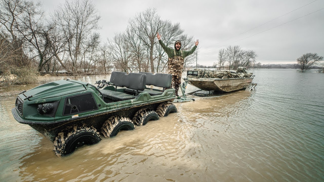 Exploring My FLOODED FARM with a BOAT (BAD IDEA)