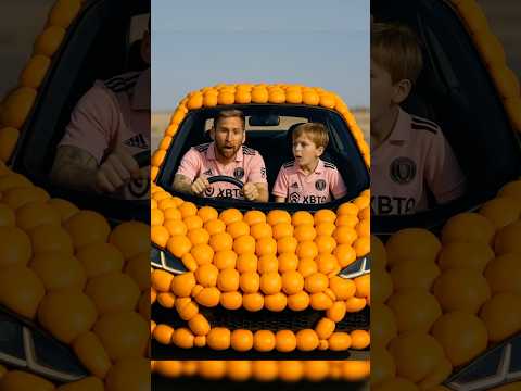 supercar battle #ronaldo #football #funny #messi #shorts