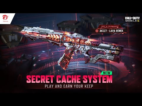 FREE and PERMANENT Mythic AK117 - Lava Remix from Secret Cache | Garena Call of Duty: Mobile