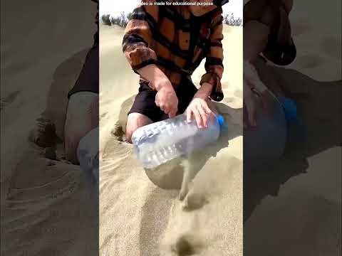 Natural Gas From Sand In Dubai Desert #shorts
