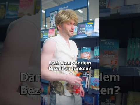 💡Darf man vor dem Bezahlen trinken?💥 @kaufland #kaufland
