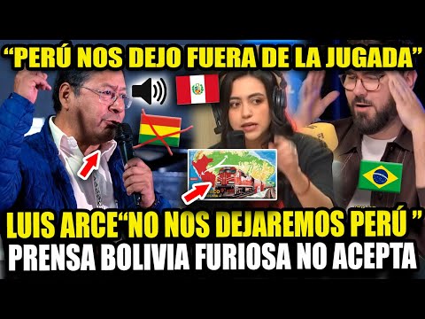 “PERÚ NOS DEJO FUERA D LA JUGADA,SERA 100% PERÚ” PRENSA BOLIVIA FURIOSA,ARCE NO LO ACEPTA Y ADVI3RTE