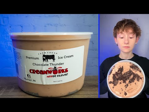 ASMR CHOCOLATE CHIP OREO COOKIE ICE CREAM TUB MUKBANG | VNM ASMR EATS ICE CREAM 먹방