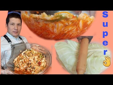 KARAM TUZLASHNI ENG OSON USULI! Кимчи из белокачонной капусты