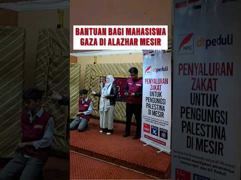 ZAKAT BAGI MAHASISWA ASAL GAZA AMANAH MUSLIM INDONESIA