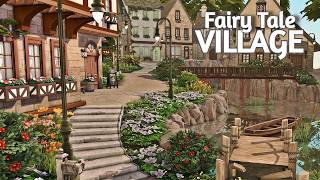 Fairy Tale Village Tour No CC |No Talking Walkthrough| The Sims 4