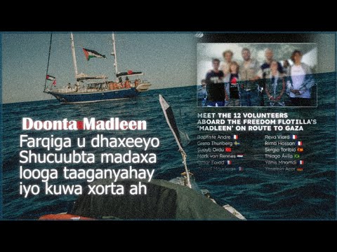 Farqiga u dhaxeeyo shucuubta aanan xorta ahayn iyo kuwa xorta ah doonta Madleen Tusaale .