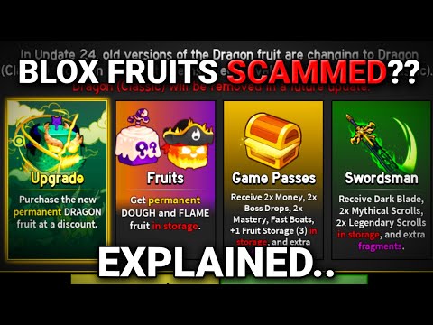 Blox Fruits New Update SCAMMED YOUR DRAGON FRUITS?? Well, Let me Explain...