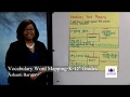 Vocabulary Word Mapping Strategies