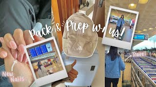 Pack & Prep with us for a Trip✈️ New nails, shopping, packing, travel!
