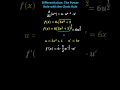 Understanding Derivatives of Square Root Functions