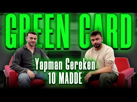 GREEN CARD! %100 Başarı Formülü - 10 Madde! ✅ Trump’tan Tırcılara İngilizce Şartı! 🥶