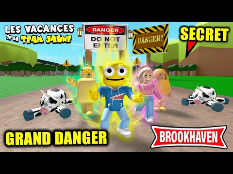 ODA DECOUVRE LE SECRET DU DANGER EXTREME (VACANCE DE LA TEAM JAUNE) #2 - BROOKHAVEN RP