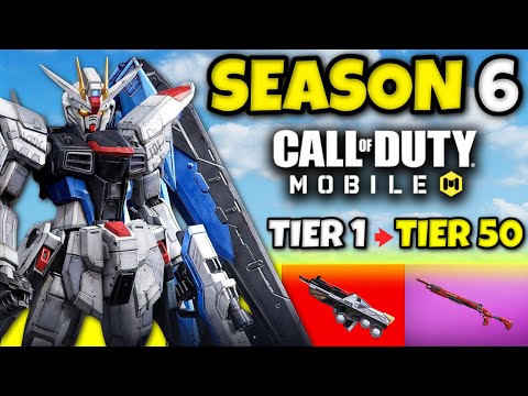 *NEW* SEASON 6 BATTLE PASS MAXED OUT in COD MOBILE