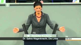 sahra wagenknecht sagt der merkel die meinung und spricht die wahrheit!
