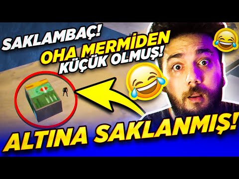 DÜNYADA İLK! SAKLAMBAÇ ama HERKES KÜÇÜLME HİLESİYLE! PUBG Mobile