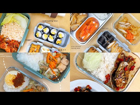 4 SET BEKAL SEKOLAH, KANTOR, BEKAL SIMPLE