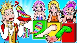 [🐾paper diy🐾] Rich vs Poor vs Giga Rich Princess Rapunzel and Prince Love  - Rapunzel Family