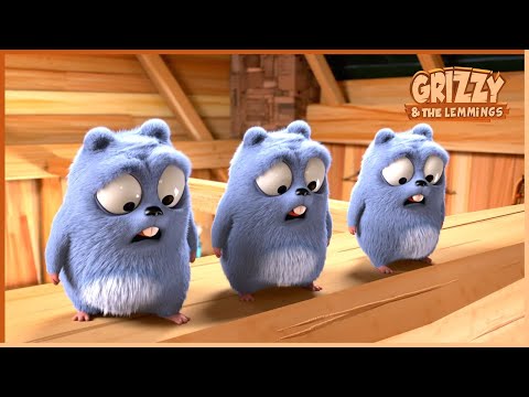 Mischievous Lemmings | Grizzy & the Lemmings | Funny Compilation