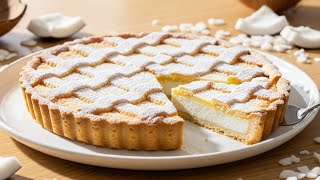 CROSTATA MAGICA AL COCCO SOFFICE PROFUMATA E IRRESISTIBILE : TUTTI TI CHIEDERANNO LA RICETTA 😍🥥💕