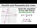 Graphing Relationships of Parallel and Perpendicular Lines